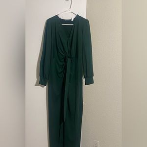 PrettyGarden, Long Sleeve, Green Dress